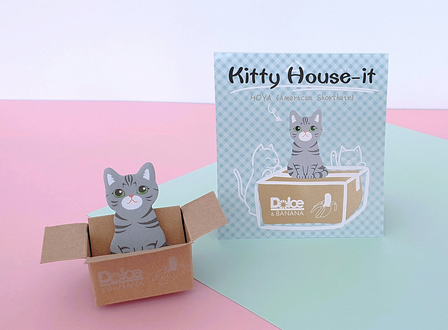 'Cat in a box' sticky index tabs