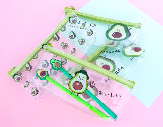 Avocado zipper pouch