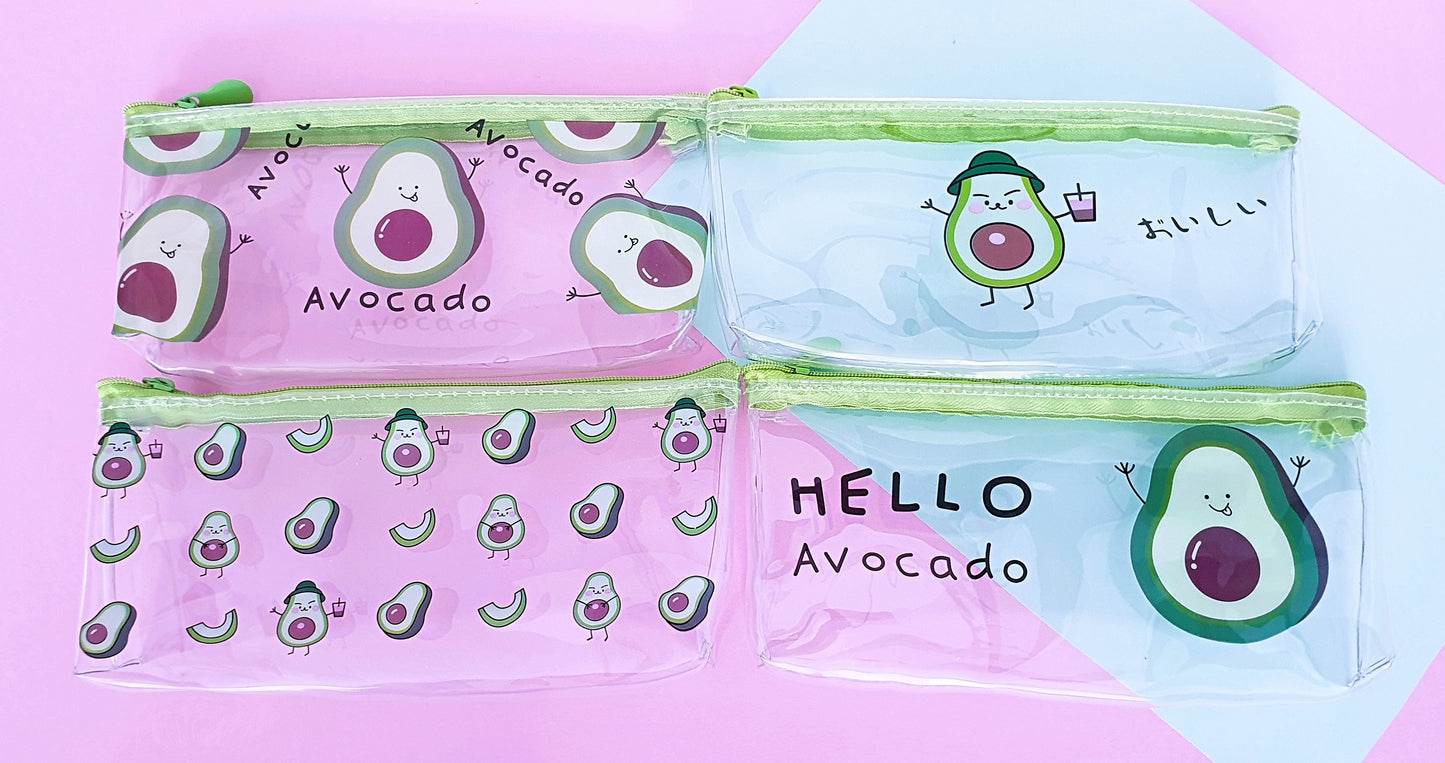 Avocado zipper pouch