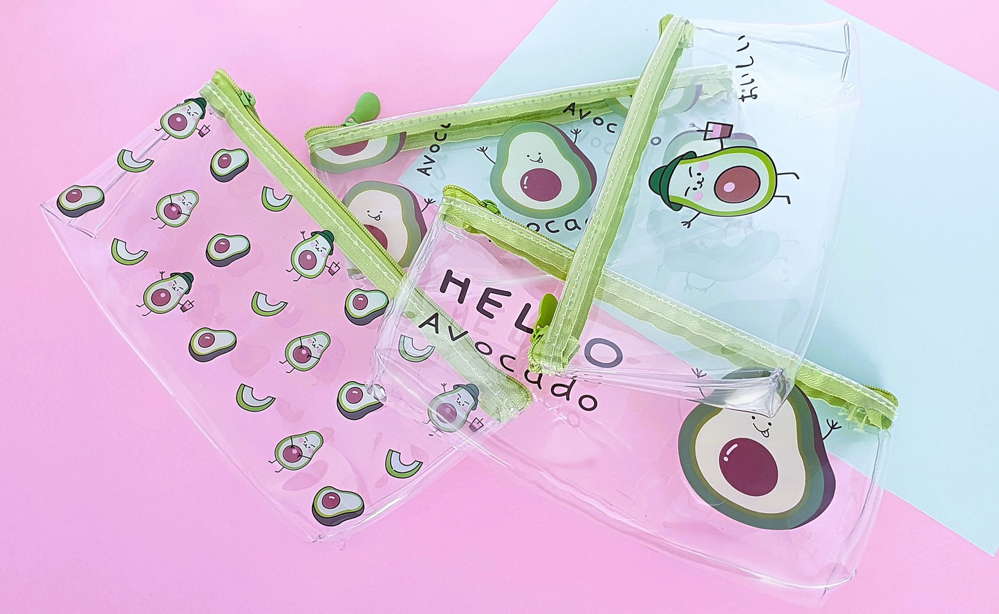 Avocado zipper pouch