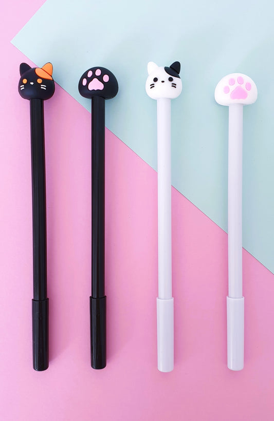 Cat gel pen