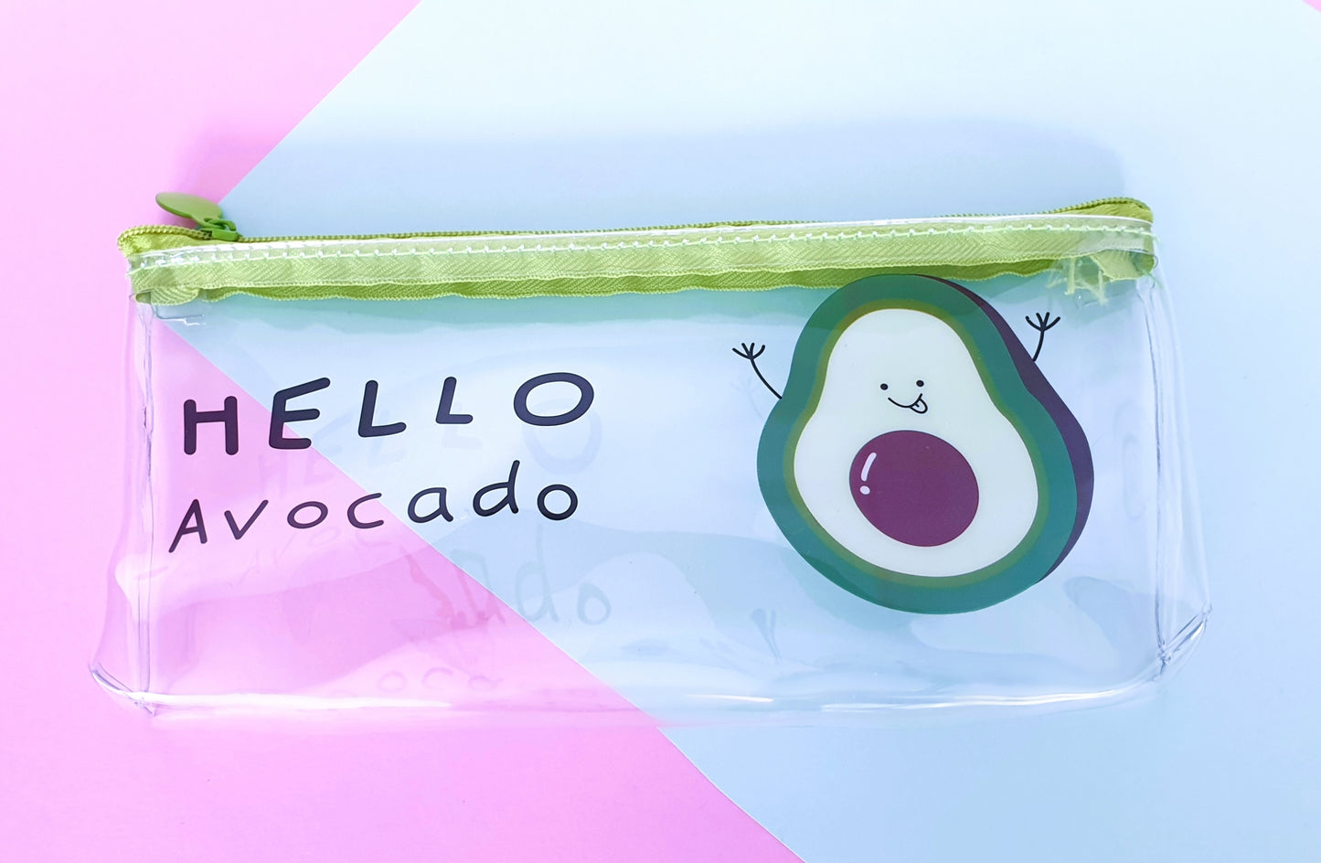 Avocado zipper pouch