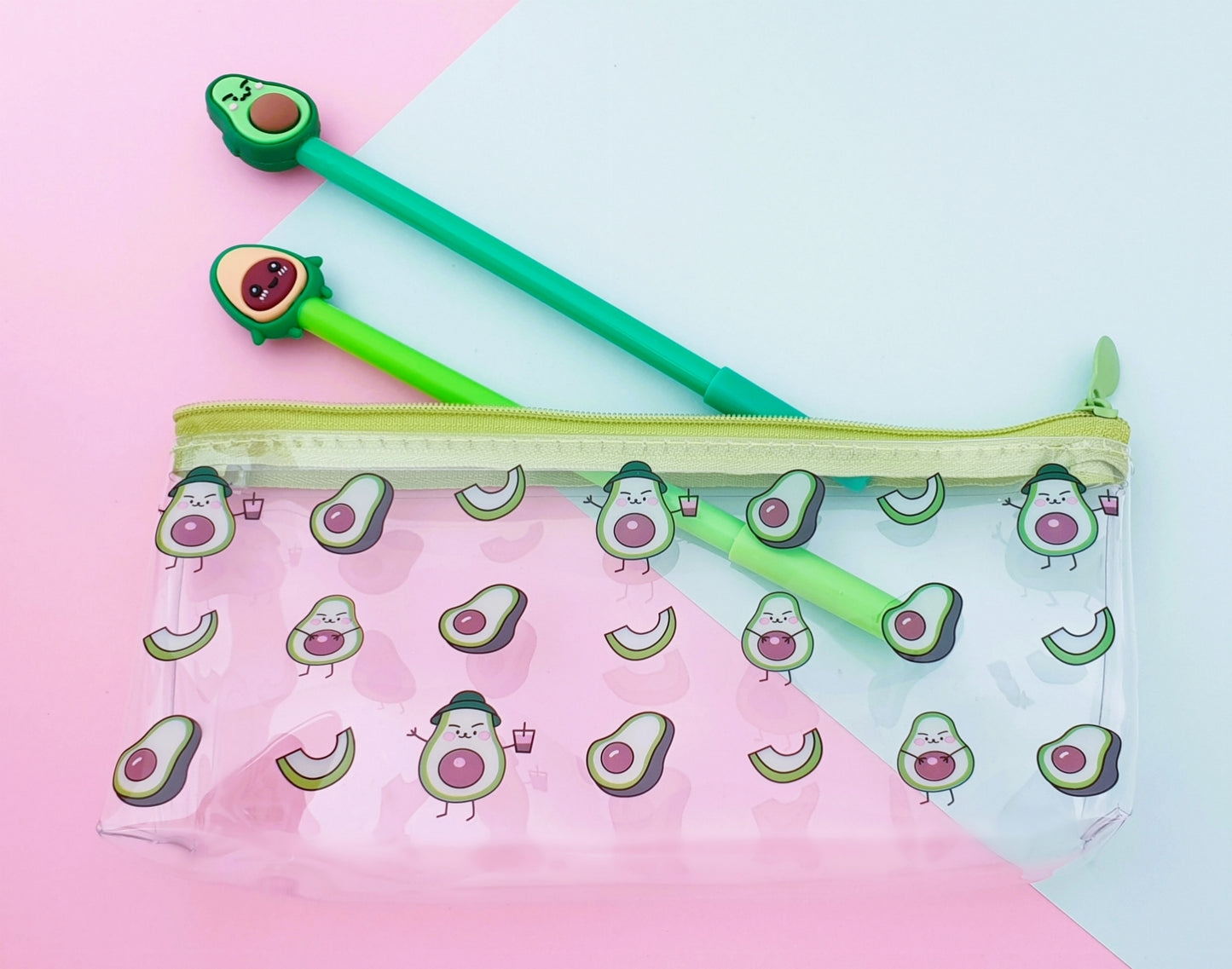 Avocado zipper pouch