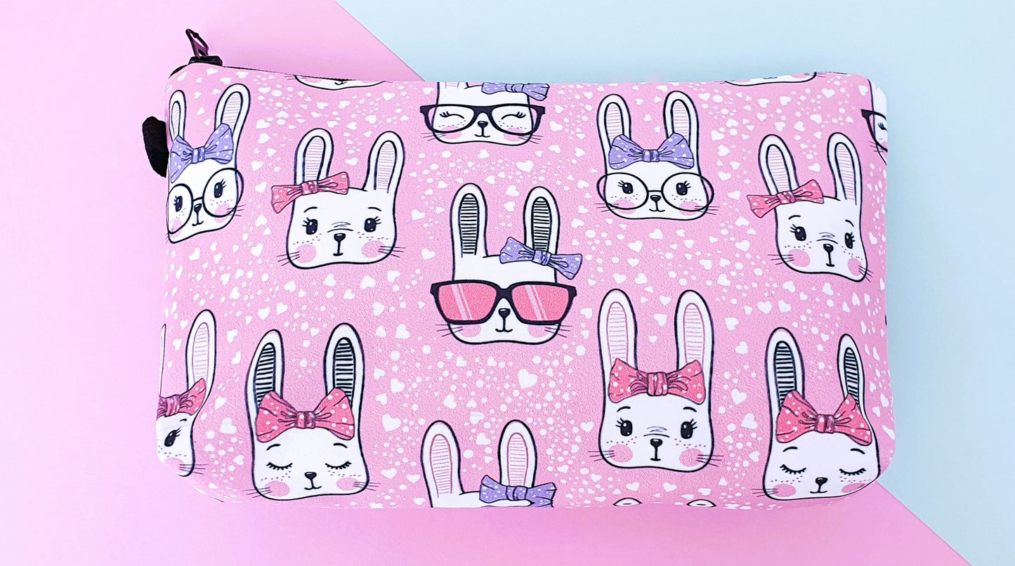 Cosmetics bag with kawaii print