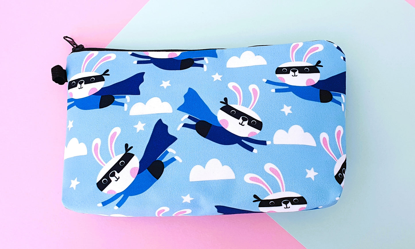 Cosmetics bag with kawaii print