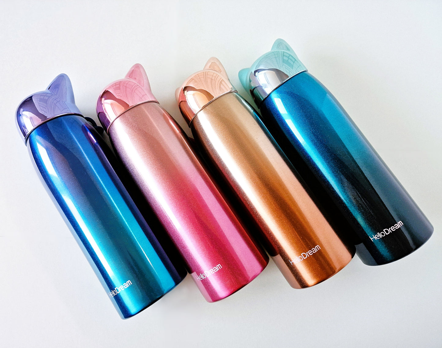 Thermos flask with fox ears