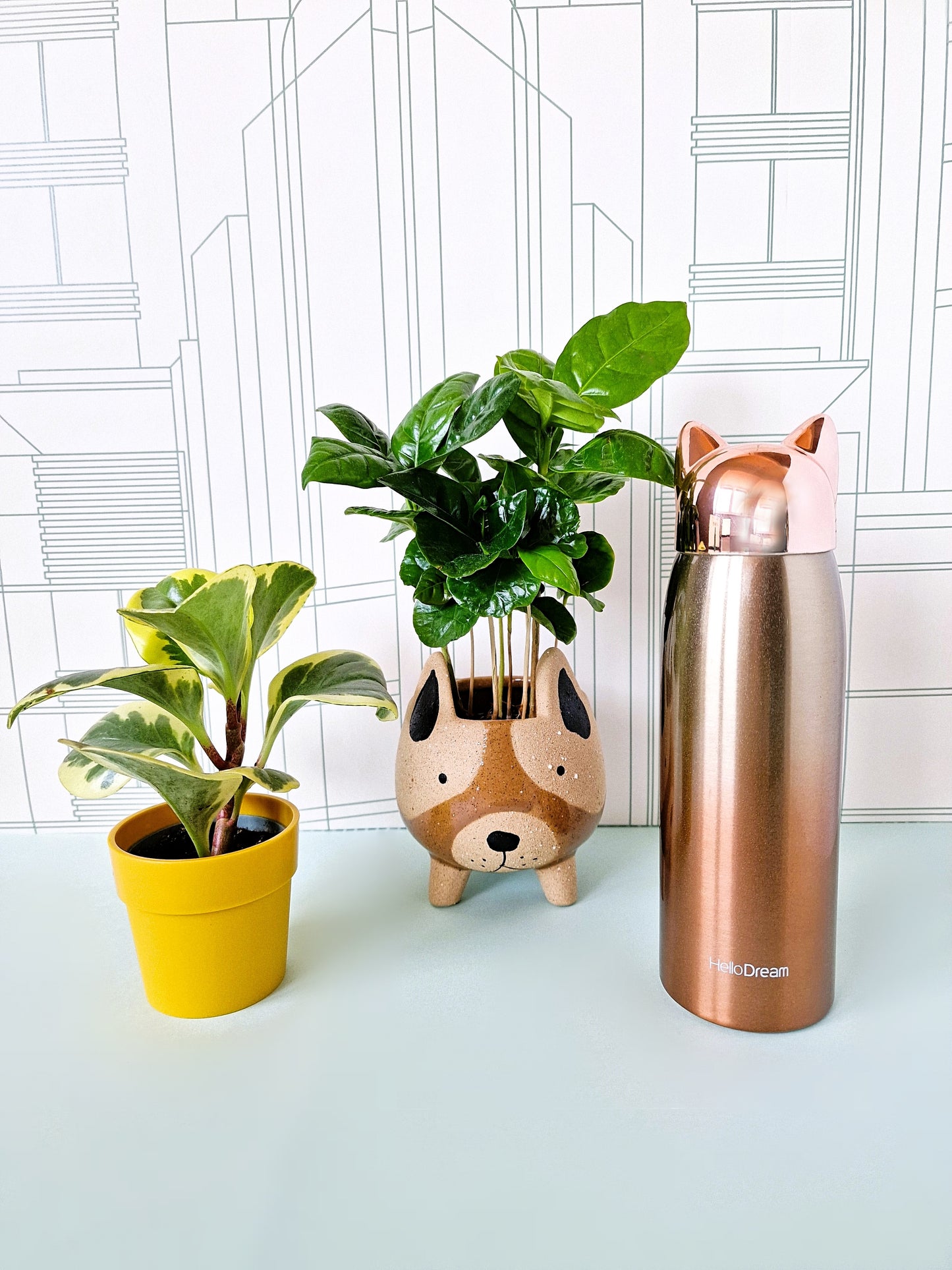 Thermos flask with fox ears