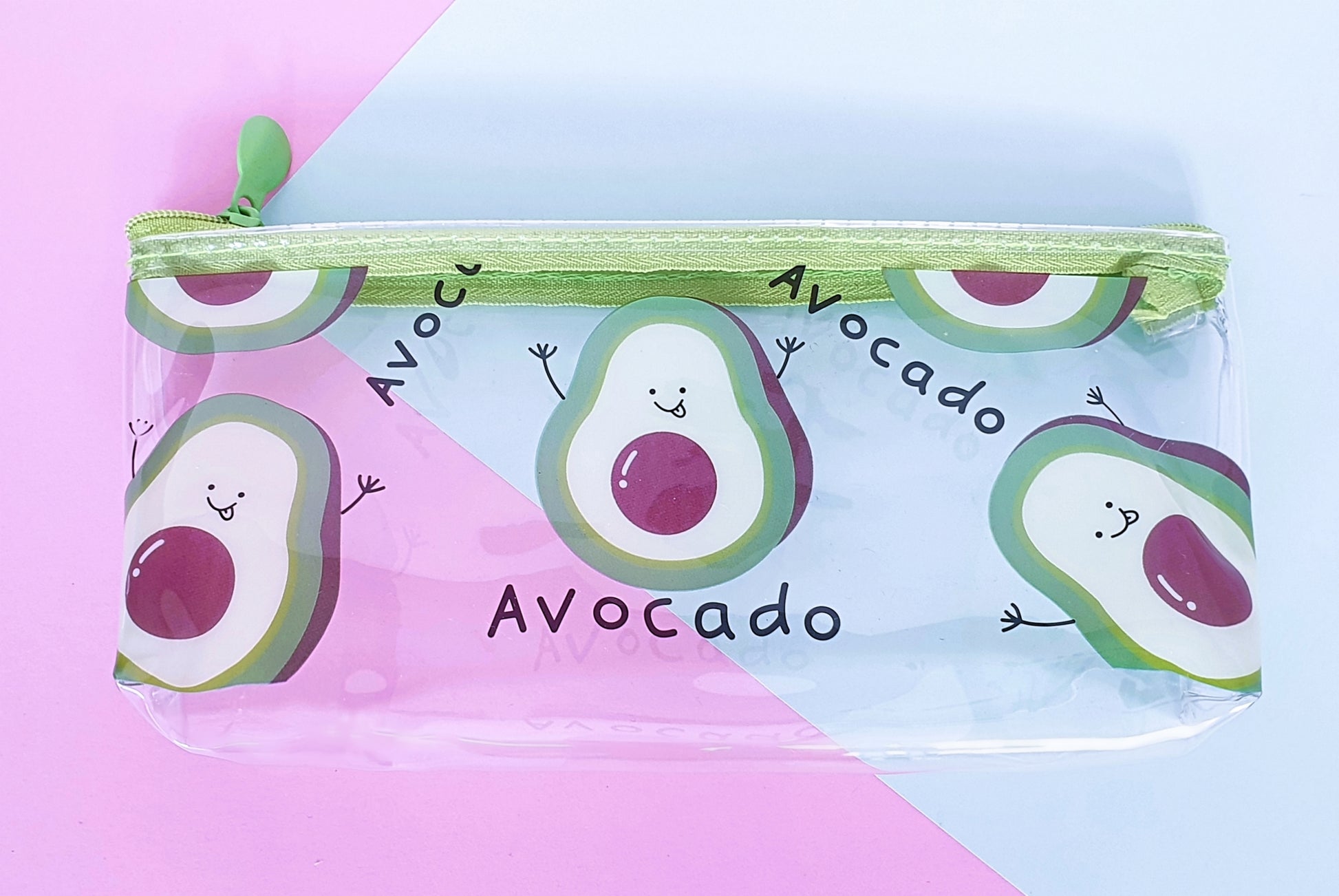 Avocado zipper pouch