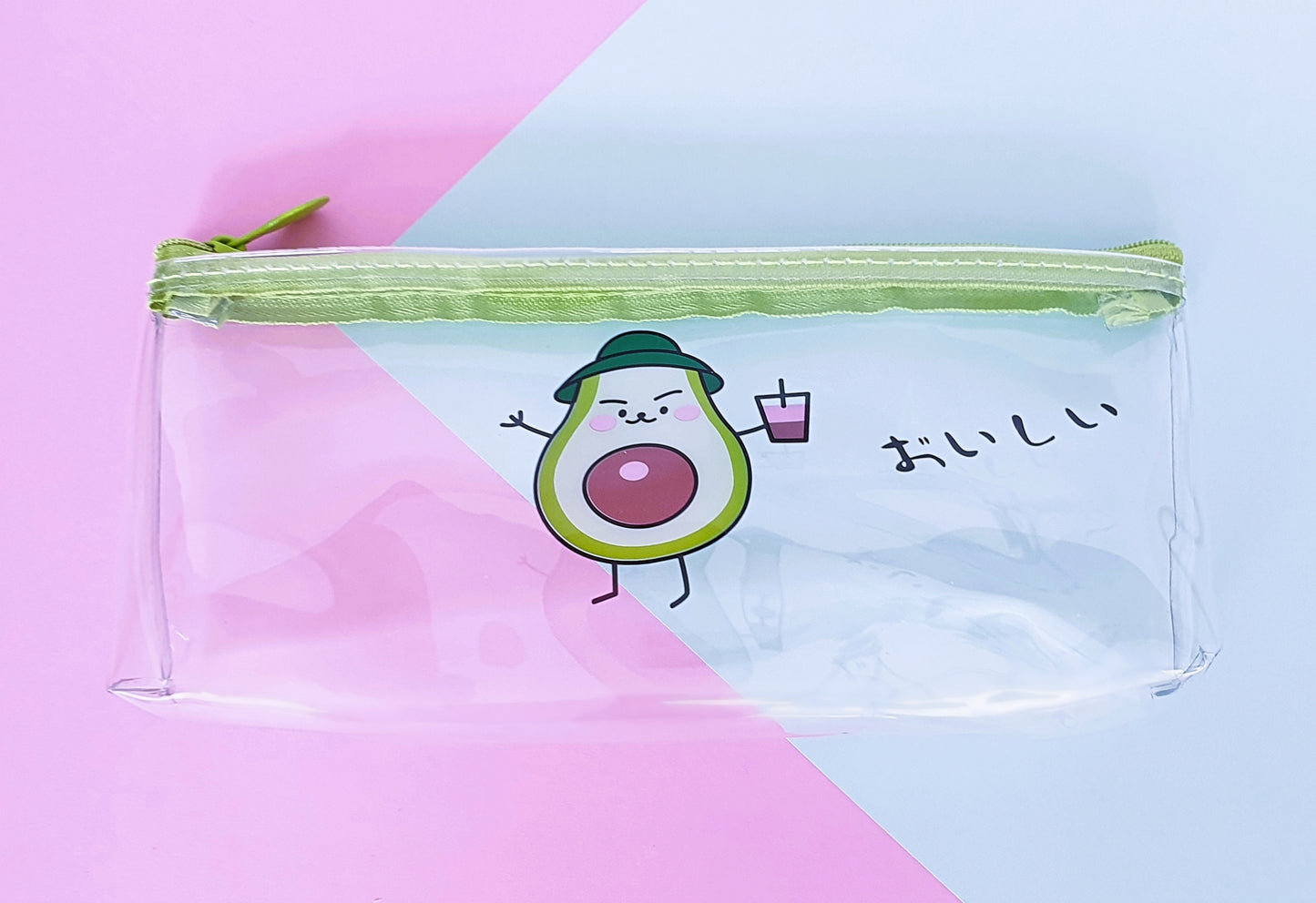 Avocado zipper pouch