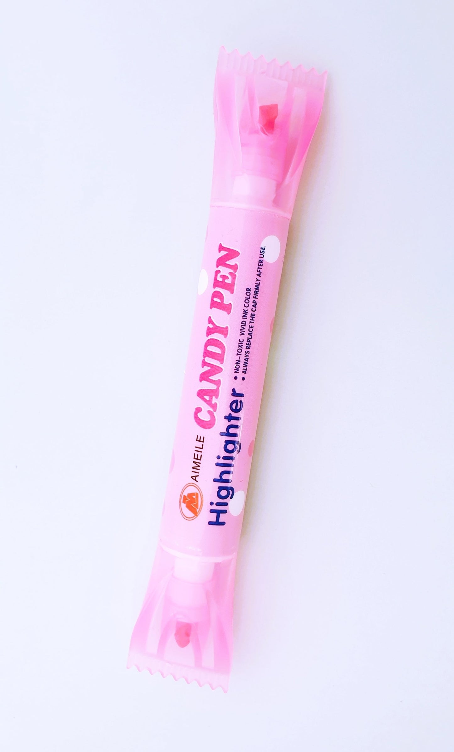 Double sided candy highlighter pen