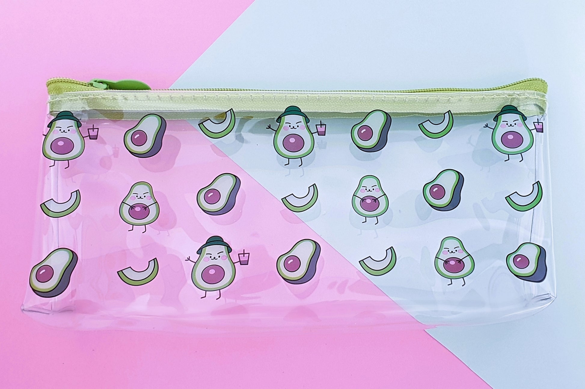 Avocado zipper pouch