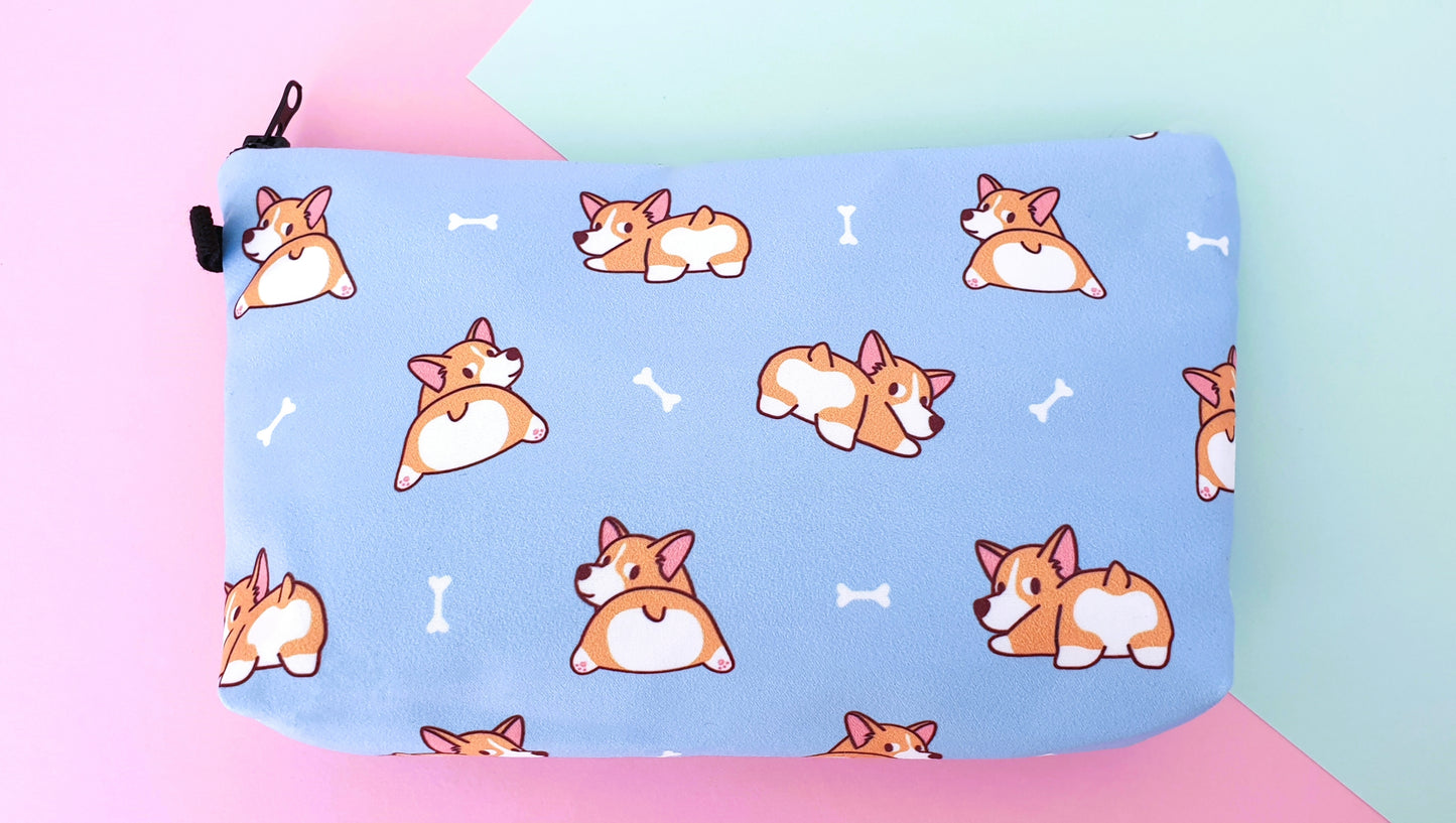 Cosmetics bag with kawaii print